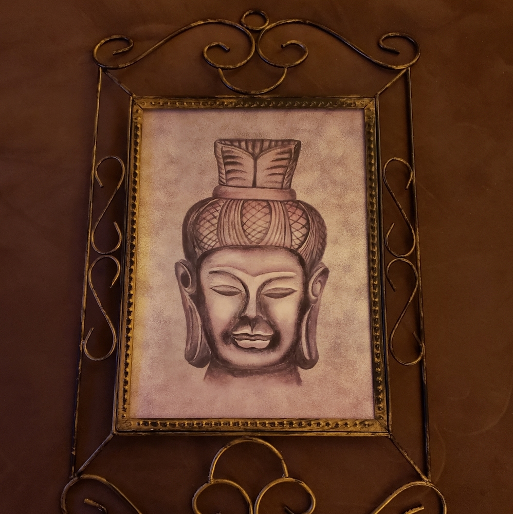 Metal Framed Accent Goddess